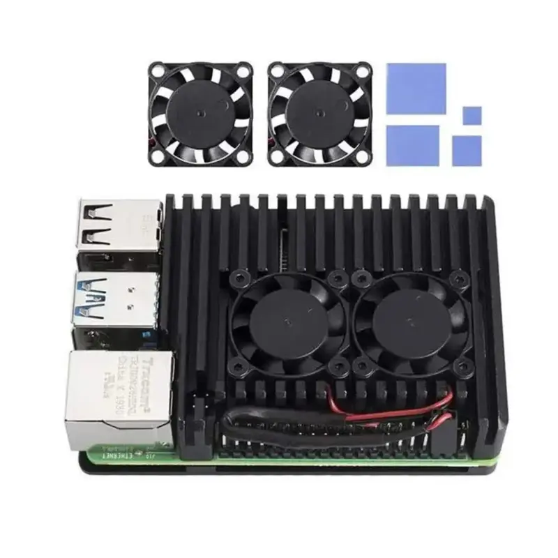 Sunfounder Case w/ Dual Fan for Raspberry Pi 4B