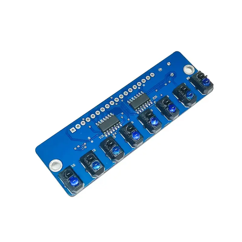 Aptinex Raykha S8 - TCRT5000 based 8 channel Reflective Sensor Array