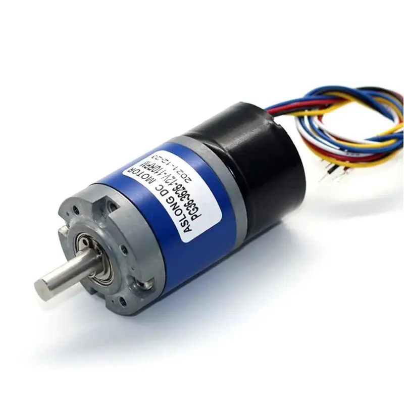 36mm High Torque 3625 Brushless Dc Planetary Gearbox Motor 12V 1200RPM