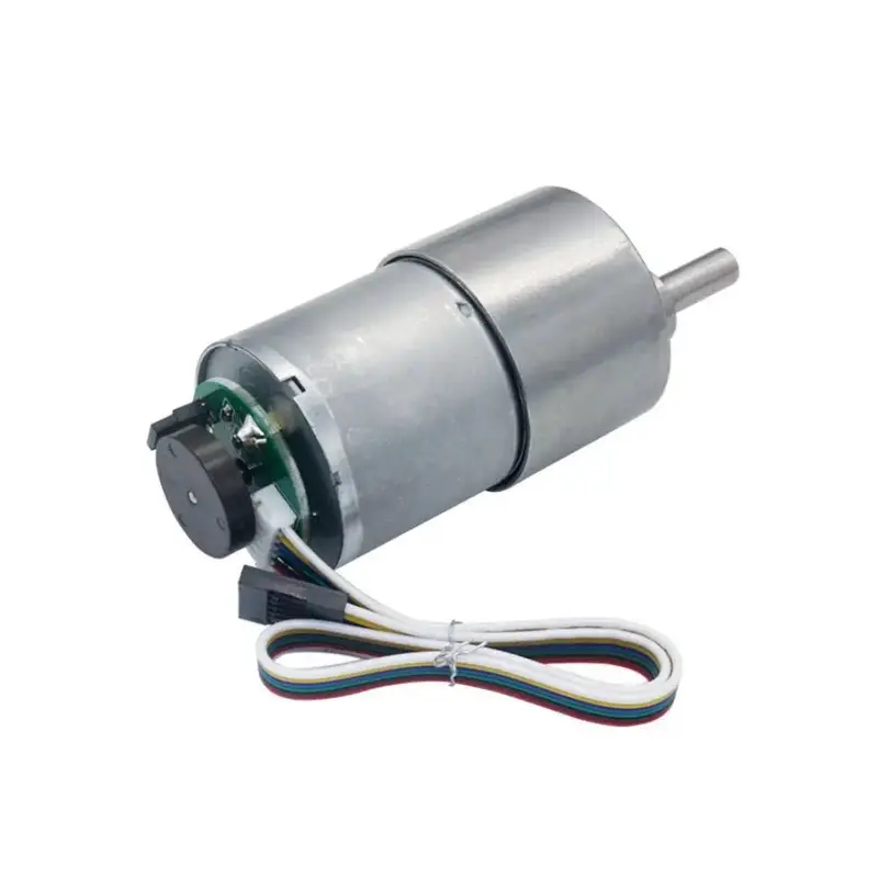 37Dx49L mm  12V 1000RPM Metal Brushed Geared Motor w/ Encoder