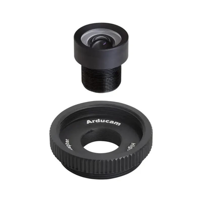 50 1/2.3 inch M12 Lens w/ Lens Adapter for Raspberry Pi HQ Camera
