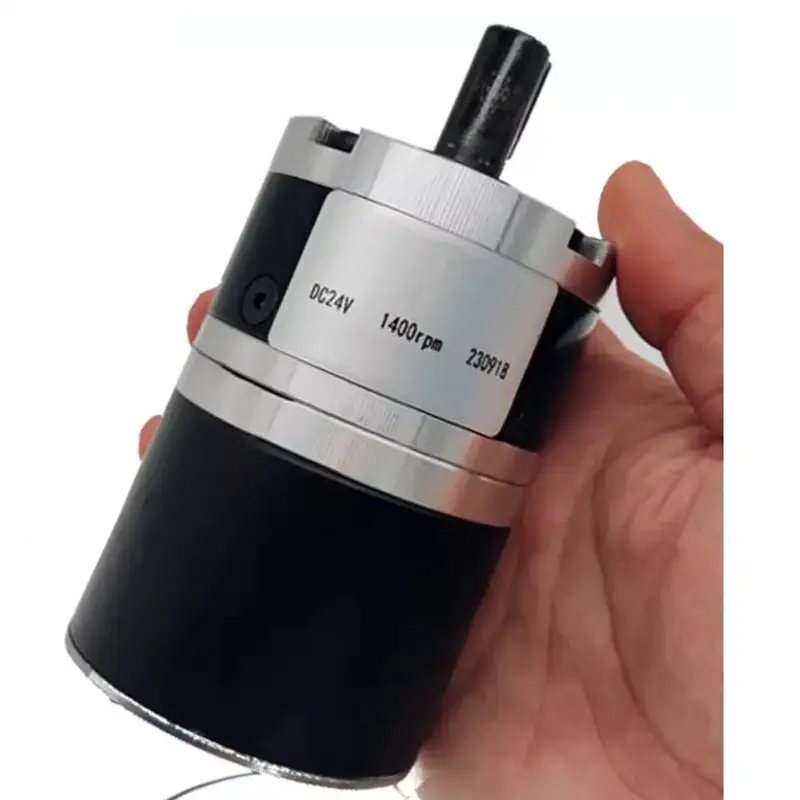 60D Planetary Gear Motor with high torque and compact size 24V - 25RPM