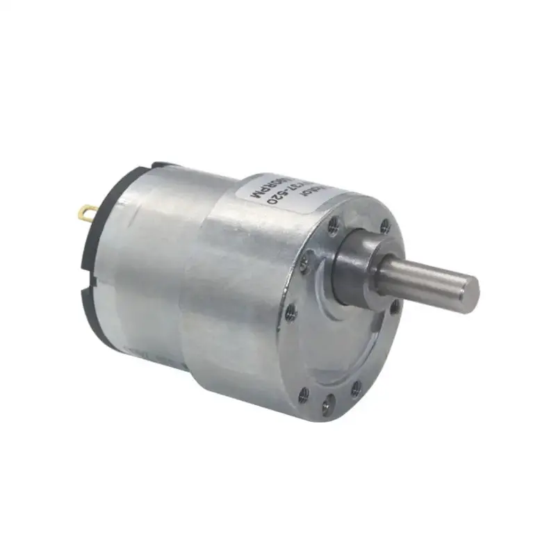 6V 800RPM Brushed DC Gear Motor W/37mm Diameter gearbox