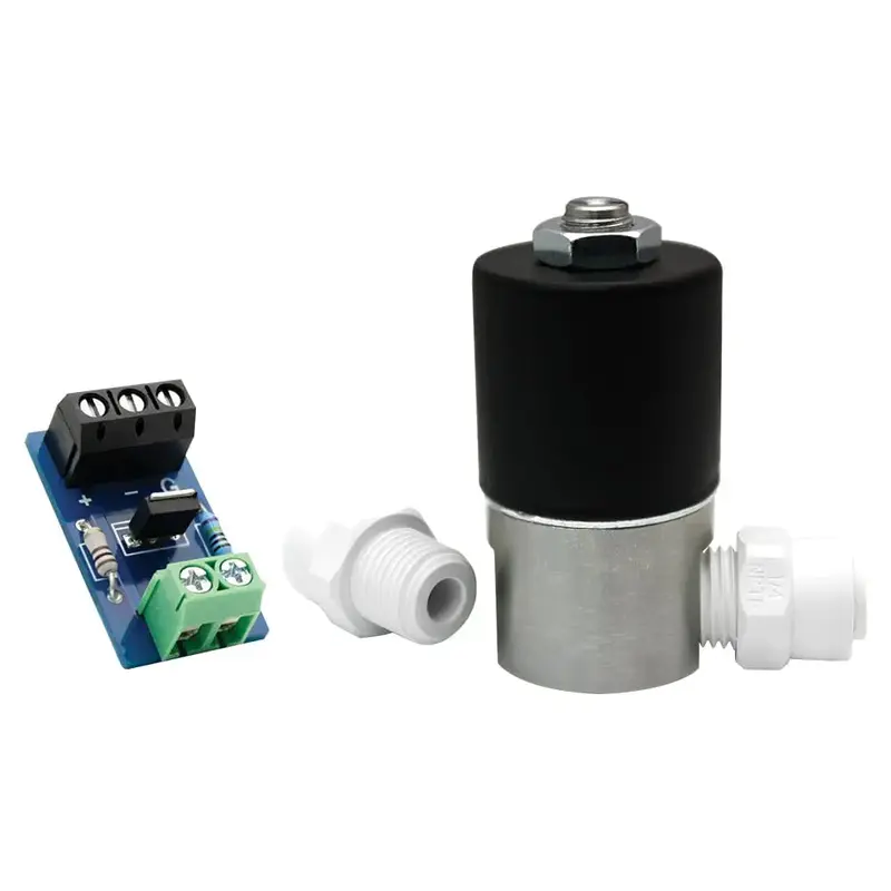 Atlas Scientific Solenoid Valve w/ Connector Board & NPT Connectors