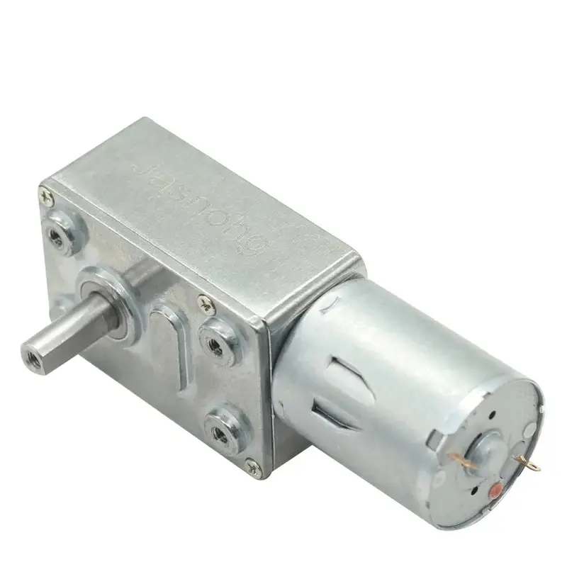 DGY370 12V 18RPM 12KG.CM High Torque Turbo Worm Geared Motor