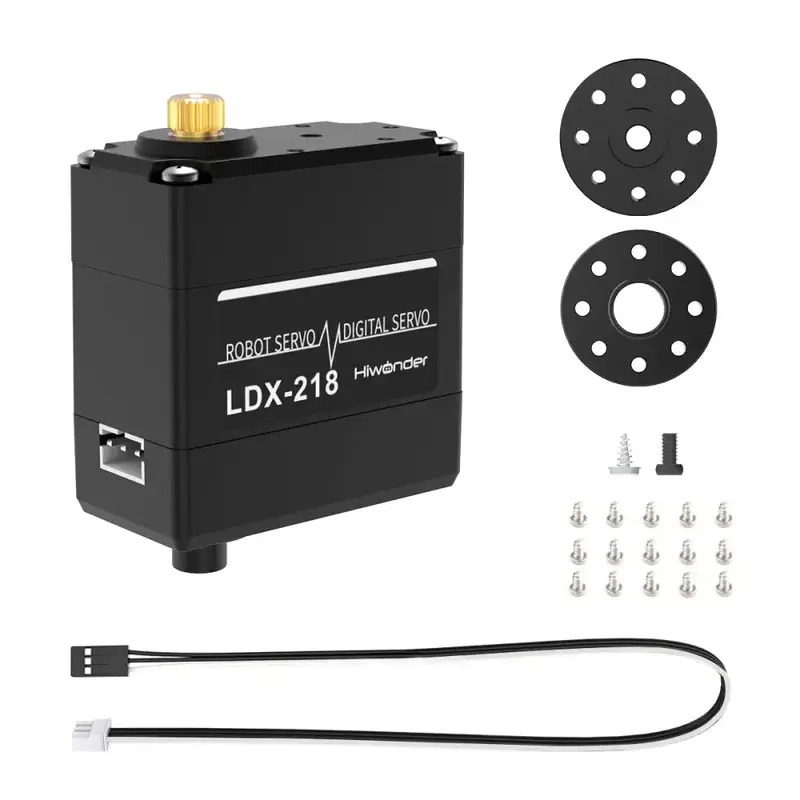 Hiwonder LDX-218 Full Metal Gear Digital Servo with Dual Ball Bearing for Robot (Control Angle 180)
