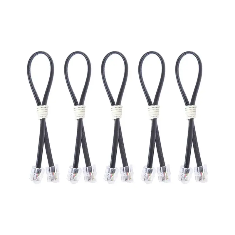 RJ11 4P4C 200mm Cable (5 pack)