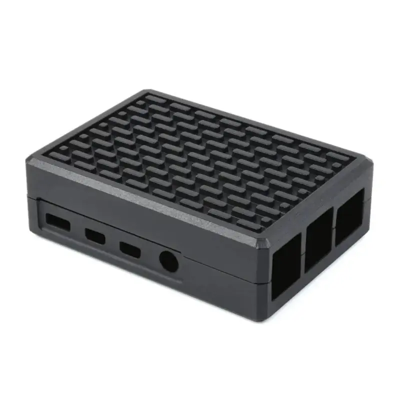 Grid Grooved Case for Raspberry Pi 4, Inner Heatsink Pillars
