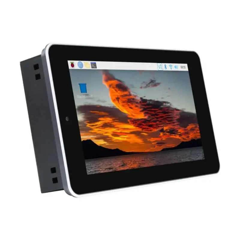 7in Touch Screen All-In-One Kit for RPi CM4, 5MP Camera (US Plug)