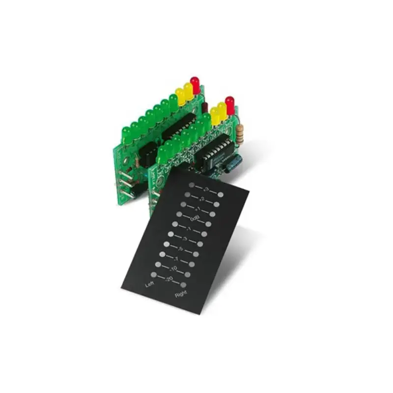 Stereo Vu-Meter 2x10 LEDS Soldering Kit