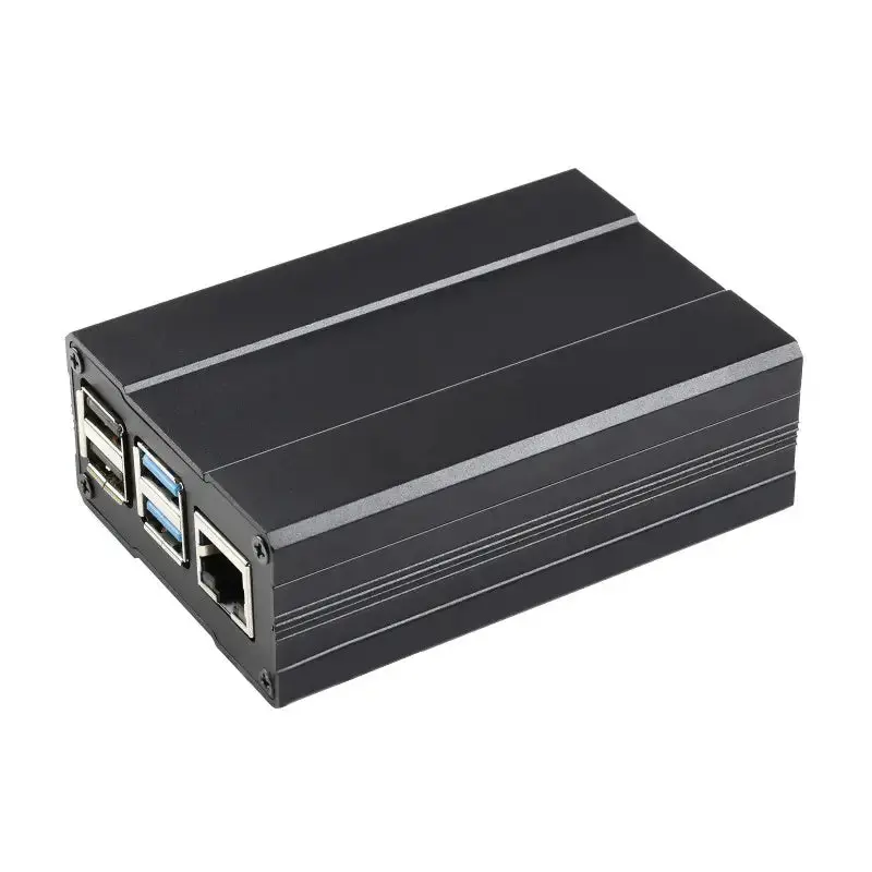 Waveshare Chamfered Design Case for RPi 4B, Distinctive Tech Feeling