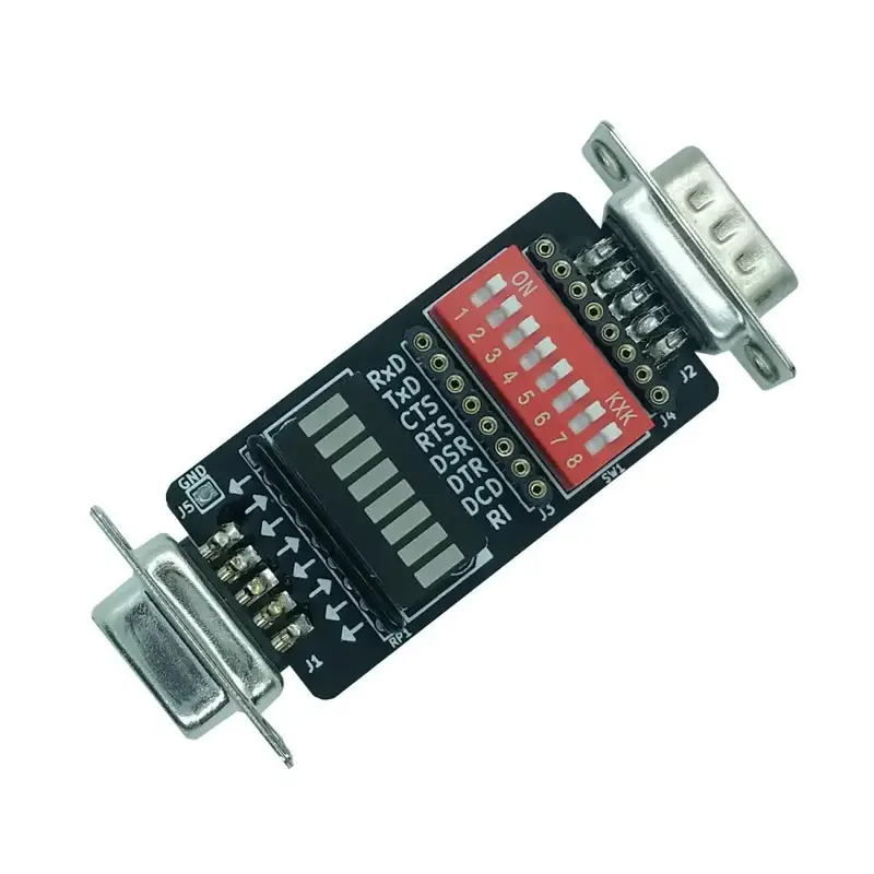 GGLABS T232 RS232 DB9 Mini Signal Breakout & Monitor