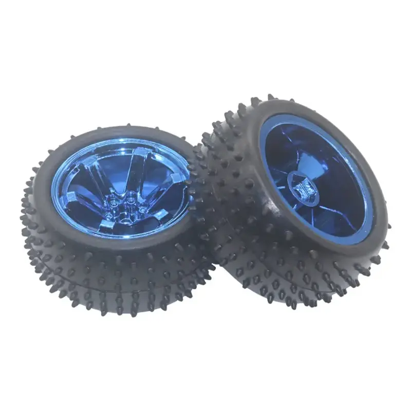 85D Rubber Wheels for Smart Vehicles & Robot (Pair)