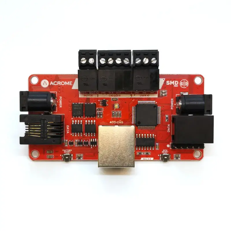SMD RED Smart Brushed Motor Driver with Speed, Position and Current Control Modes