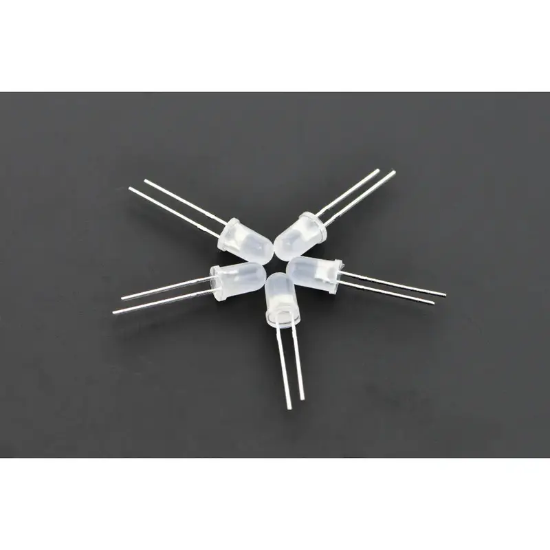 DFRobot Diffused 5mm LED Pack (50 pcs)
