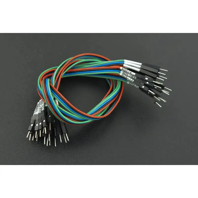 Gravity: 4PIN M/M DuPont Line w/ Tag (30cm, 5 Pack)