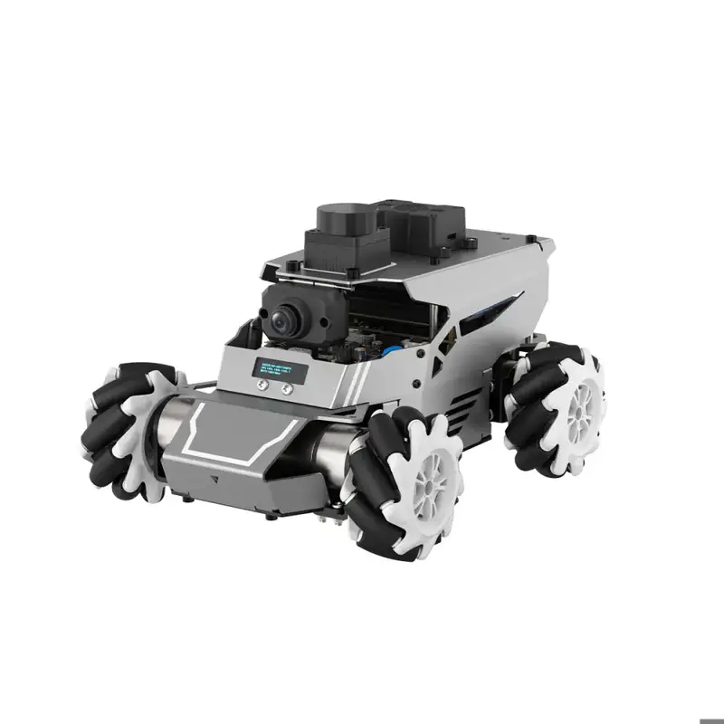 Hiwonder ROS2 Smart Car, ROSOrin Multimodal AI Vision Large Model, SLAM Navigation Programming, Mecanum Wheels Robot (Starter Kit without Controller)