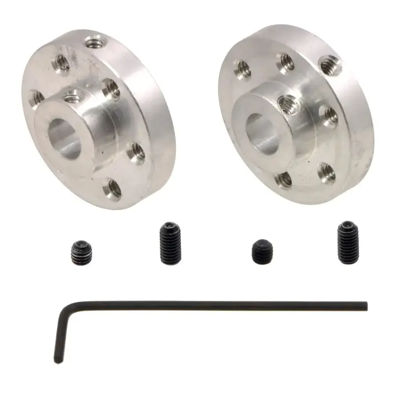 Pololu Universal Mounting Hub for 6mm Shaft, M3 Holes (2-Pack)