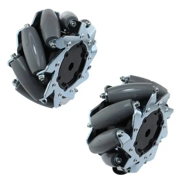 AndyMark 4in. HD Mecanum Wheel 3/8in. Hex, Full Set