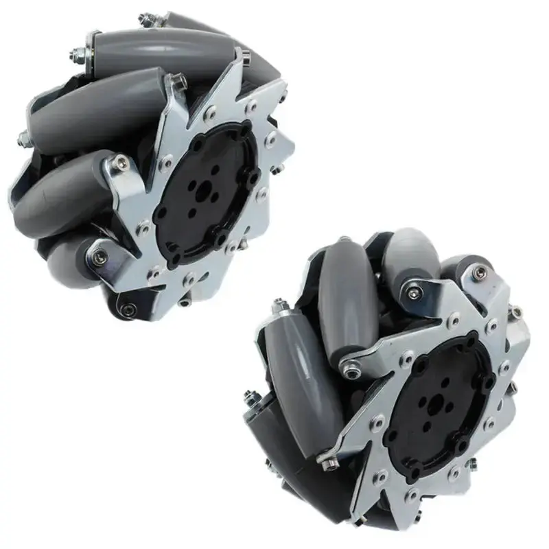 AndyMark 4in. HD Mecanum Wheel Nub Bore, Full Set