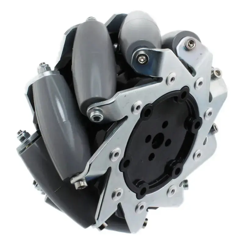 AndyMark 4in. HD Mecanum Wheel Nub Bore, Left