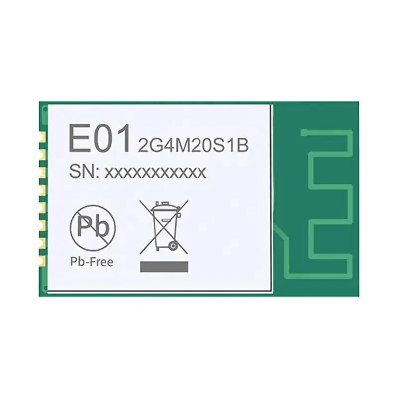 E01-2G4M20S1B CE FCC RoHS Low Cost 2.4g Wireless Module Built-in PA+LNA Wireless Iot Transceiver With PCB Antenna