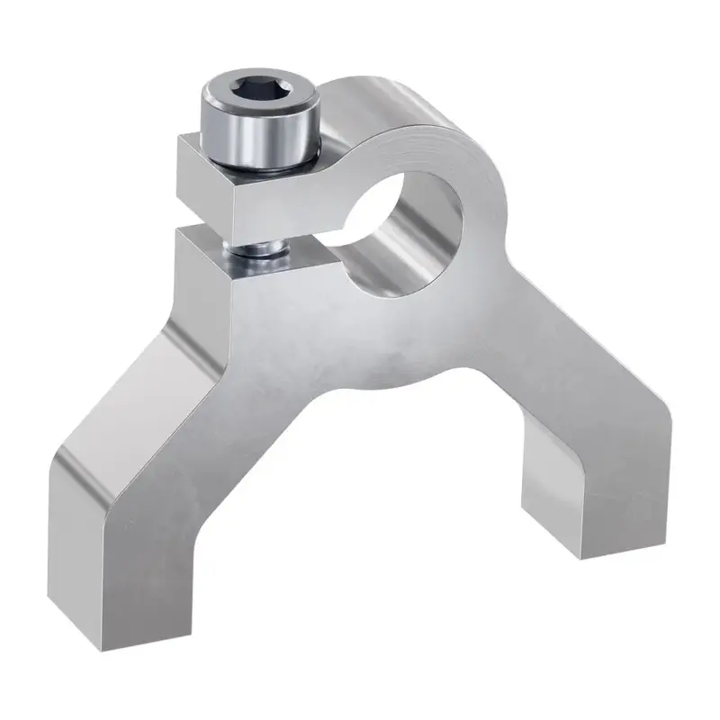 ServoCity 1400 Series 1-Side, 2-Post Clamping Mount (8mm Bore)