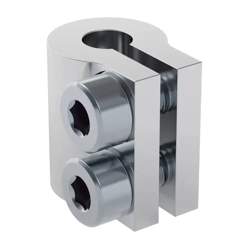 ServoCity 4000 Series Clamping Shaft Coupler (5mm Round Bore to 6mm Round Bore)
