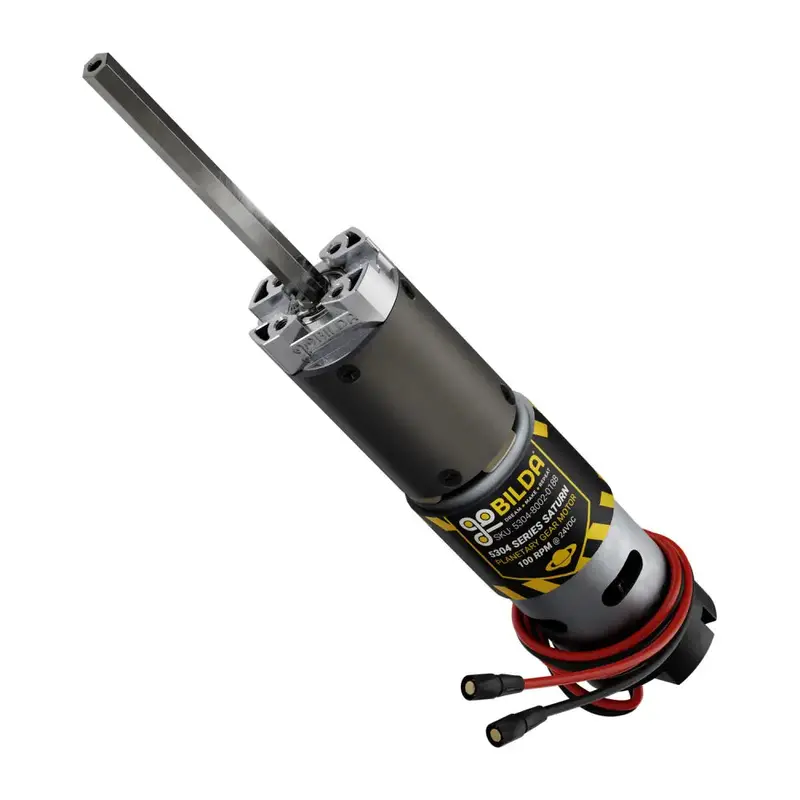 ServoCity 5304 Series Saturn Planetary Gear Motor w/ Encoder (188:1, 100 rpm)
