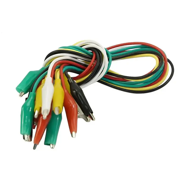 DFRobot Alligator Clip Test Cables (10 pcs Pack)