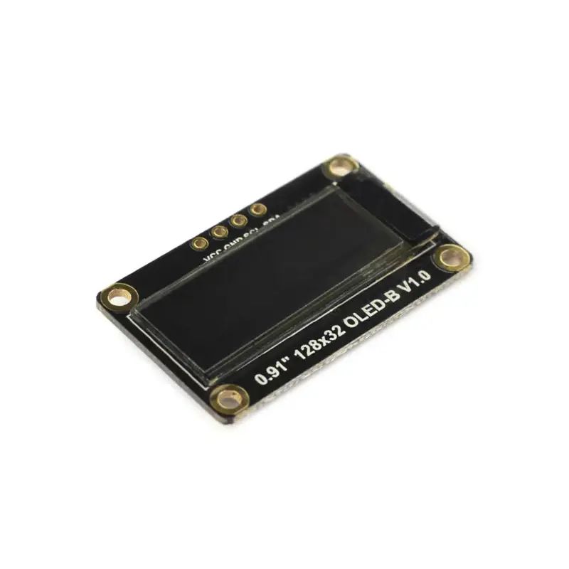 Fermion: Monochrome 0.91 128x32 I2C OLED Display (Breakout)