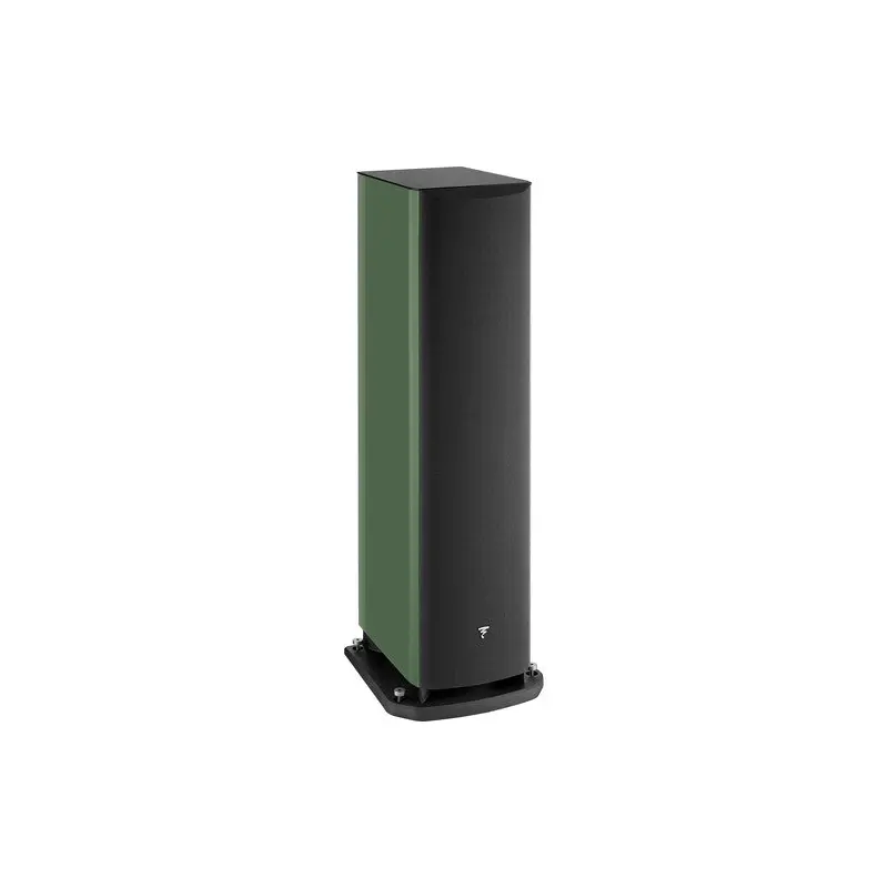 Focal Aria Evo X N4 Three-Way Floorstanding Speaker (High-Gloss Moss Green, Single)