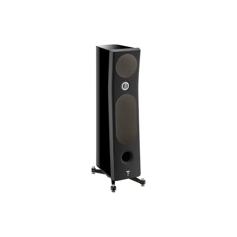 Focal Kanta N2 Floorstanding Speaker (High-Gloss Black & Black, Single)
