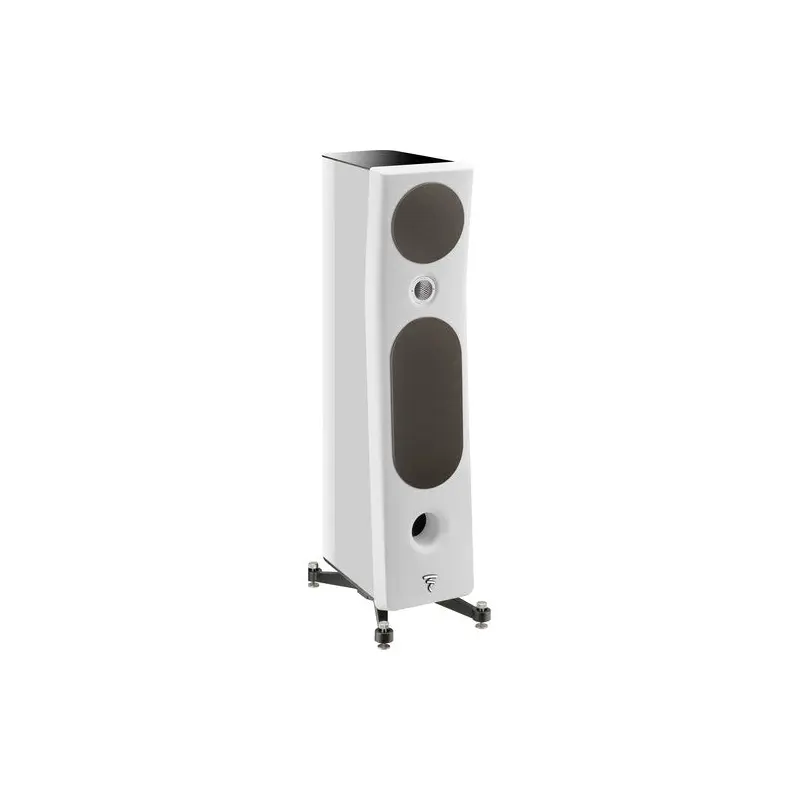 Focal Kanta N2 Floorstanding Speaker (High-Gloss White & White, Single)