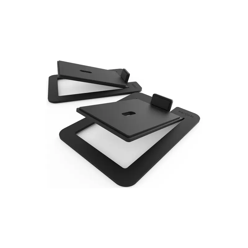 Kanto Living Tilted Desktop Speaker Stands (Black)