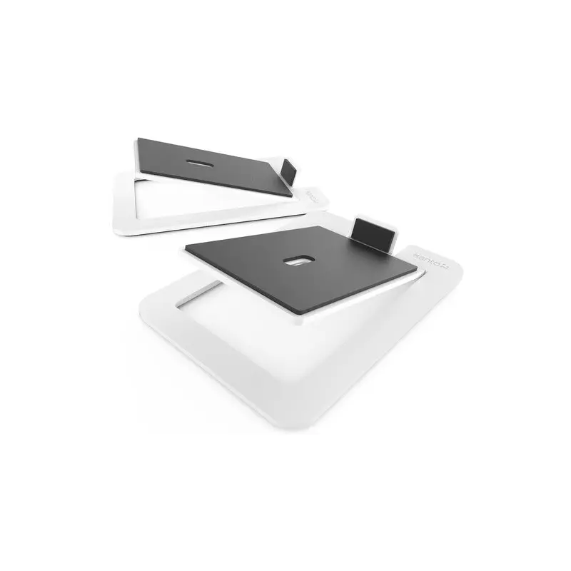 Kanto Living Tilted Desktop Speaker Stands (White)