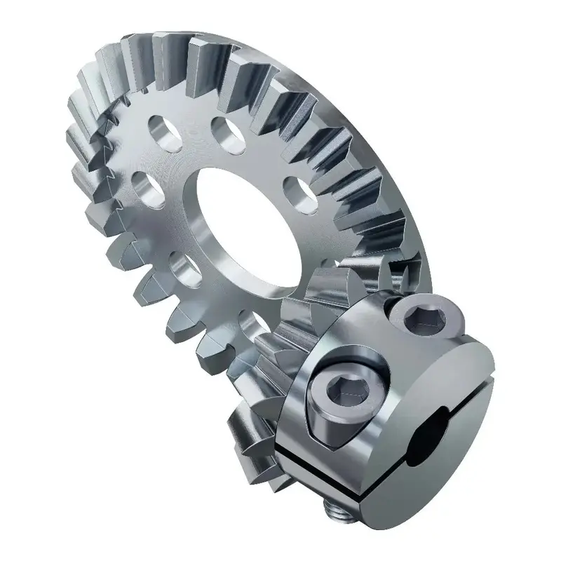 ServoCity 2:1 Ratio Bevel Gear Set (6mm D-Bore Pinion Gear)