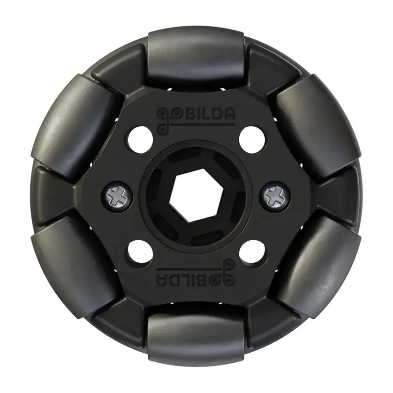 ServoCity 48mm Omni Wheel (8mm REX Bore, 50A Durometer)