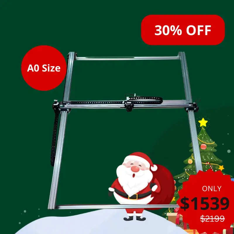 UUNA TEK iDraw H Version Pen Plotter - A0 Size Handwriting Machine/XY Plotter/Laser Engraver