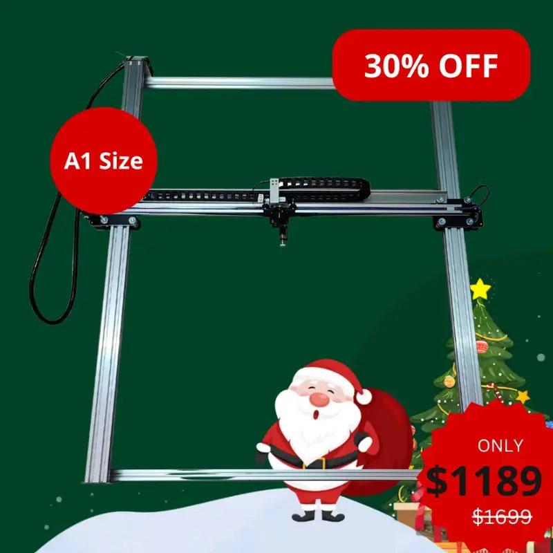 UUNA TEK iDraw H Version Pen Plotter - A1 Size Handwriting Machine/XY Plotter/Laser Engraver