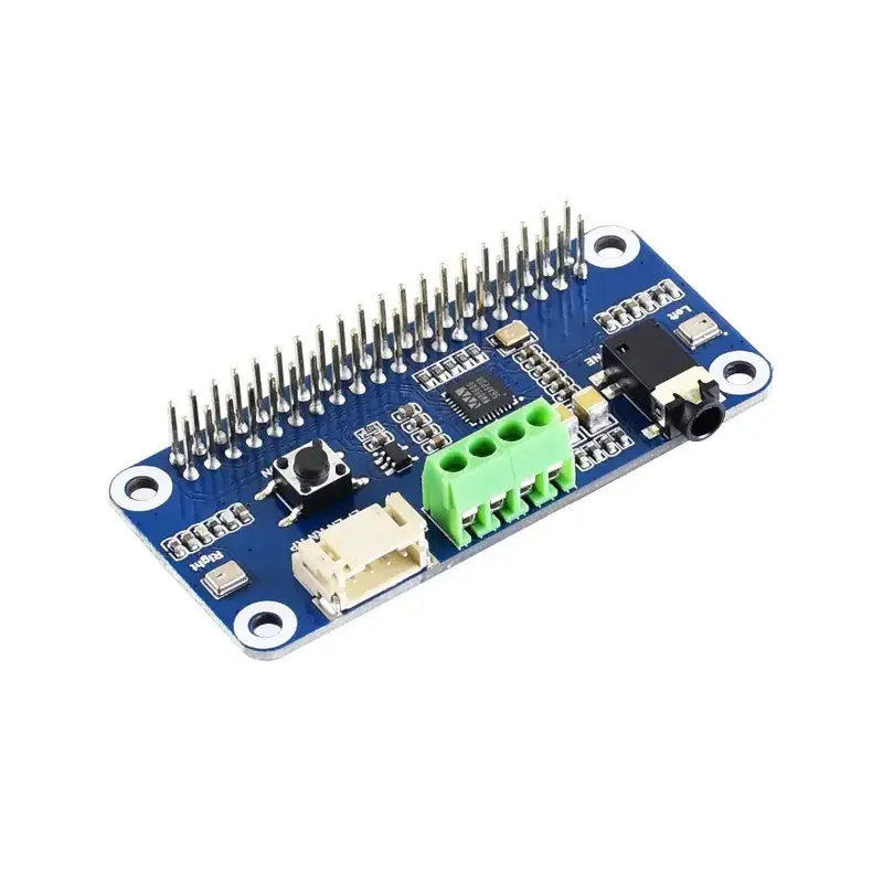 Waveshare WM8960 Hi-Fi Sound Card HAT for Raspberry Pi, Stereo CODEC, Play/Record