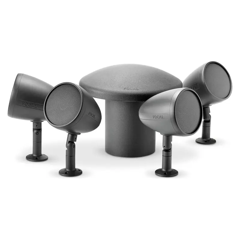 Focal Littora OD 4.1 Speaker System Outdoor satellites and sub speaker bundle (Dark) - FBUNDLE41D