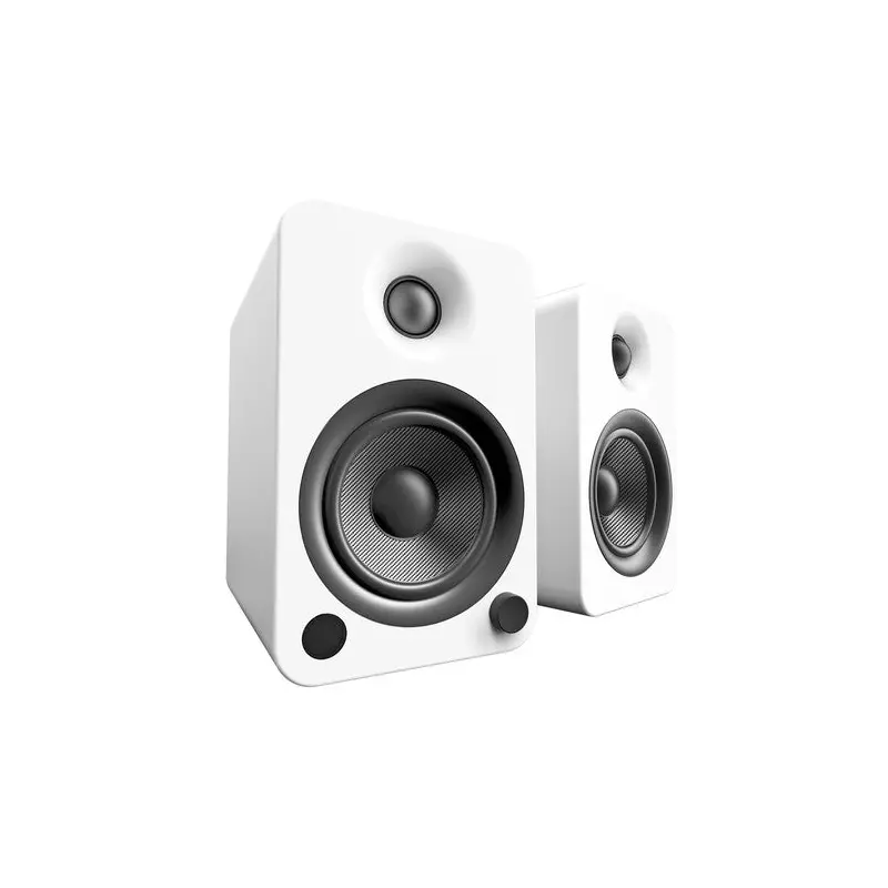 Kanto Living YU4 2-Way Powered Bookshelf Speakers (Matte White, Pair)