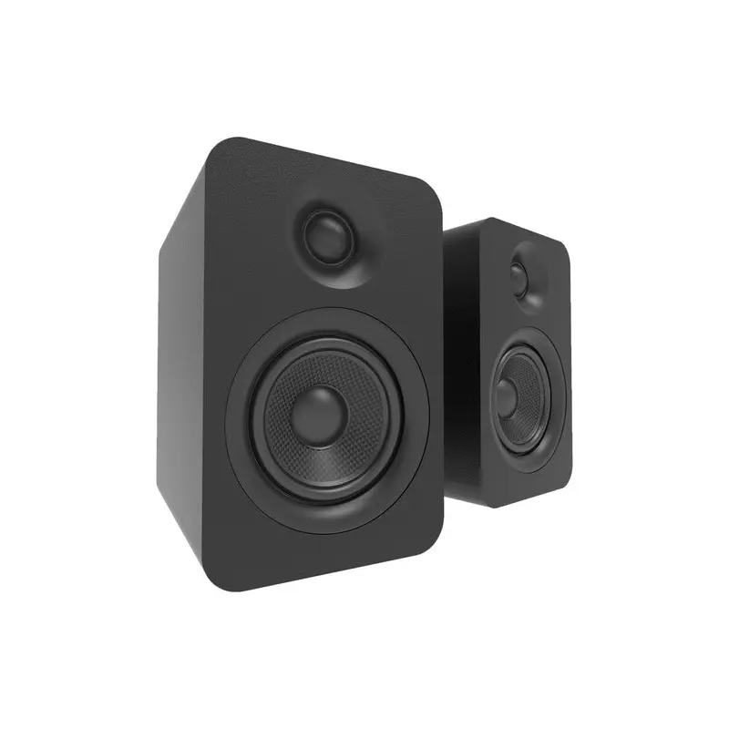 Kanto Living YUP4 2-Way Bookshelf Speakers (Matte Black, Pair)