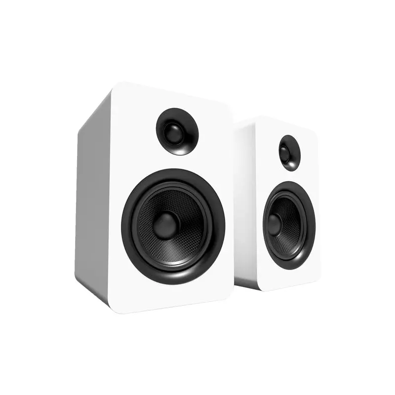 Kanto Living YUP6 2-Way Bookshelf Speakers (Matte White, Pair)