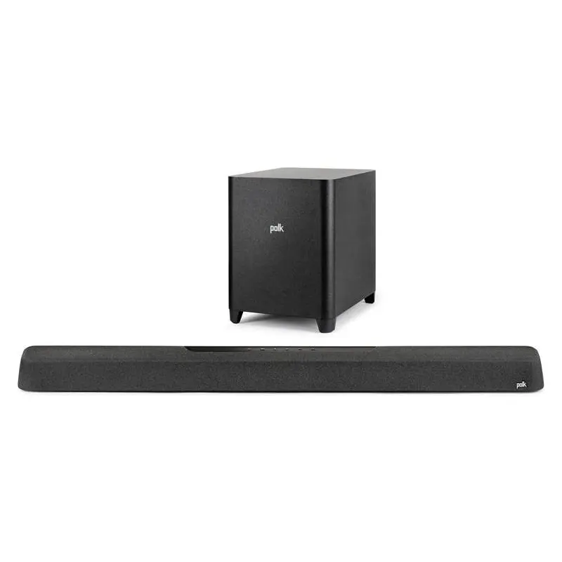 Polk MagniFi MAX AX Powered 3.1.2-channel sound bar and wireless subwoofer system with Wi-Fi Bluetooth Apple AirPlay 2 DTS:X and Dolby Atmos