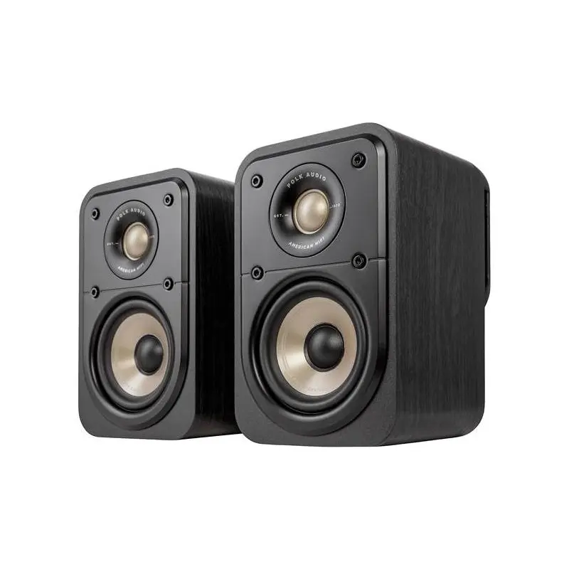 Polk Signature Elite ES10 Compact bookshelf speakers (Black)