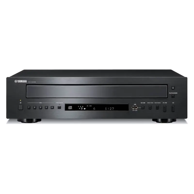 Yamaha CD-C603 5-disc CD changer with front-panel USB input - CD-C603BL