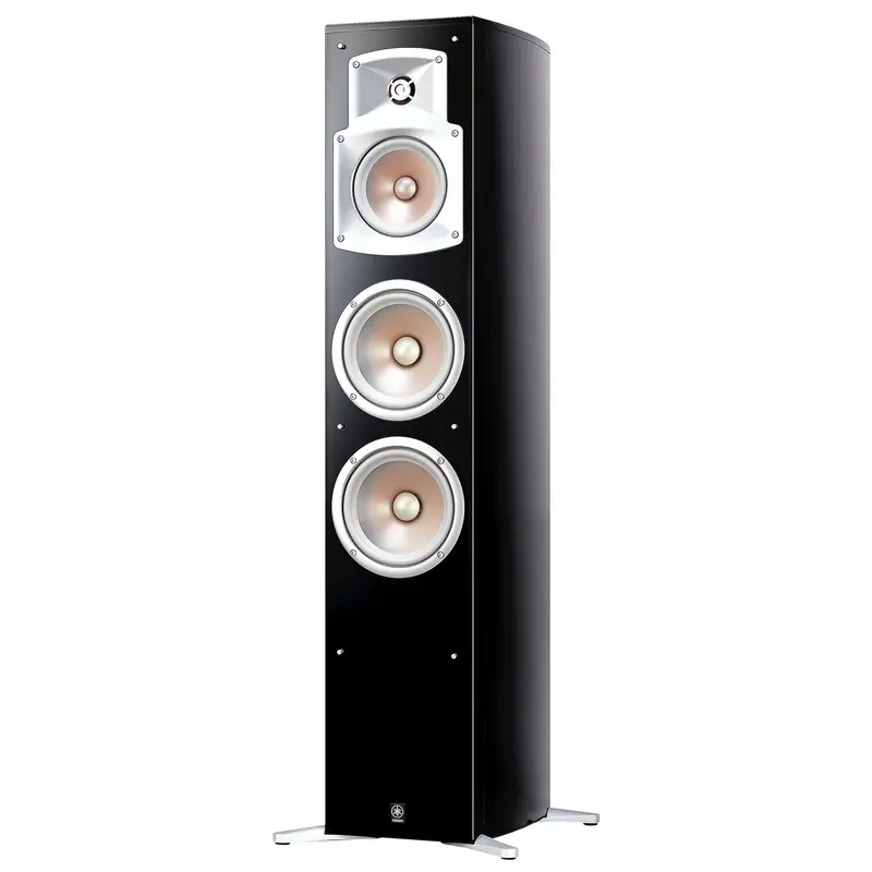Yamaha NS-555 3-Way Floorstanding Speaker (Black, Single) - NS-555
