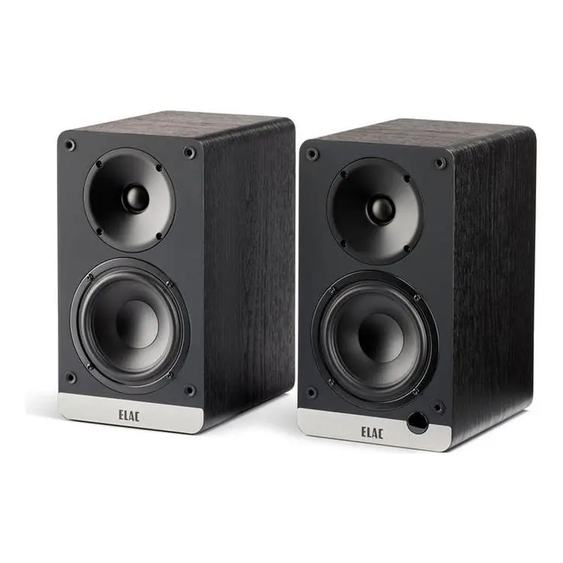 ELAC Debut ConneX DCB41 Powered bookshelf speakers with Bluetooth, HDMI and built-in phono preamp (Black) - (Pair)